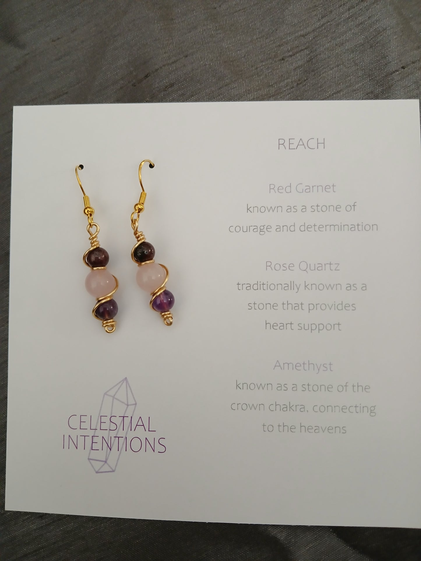 Gemstone Intention Earrings