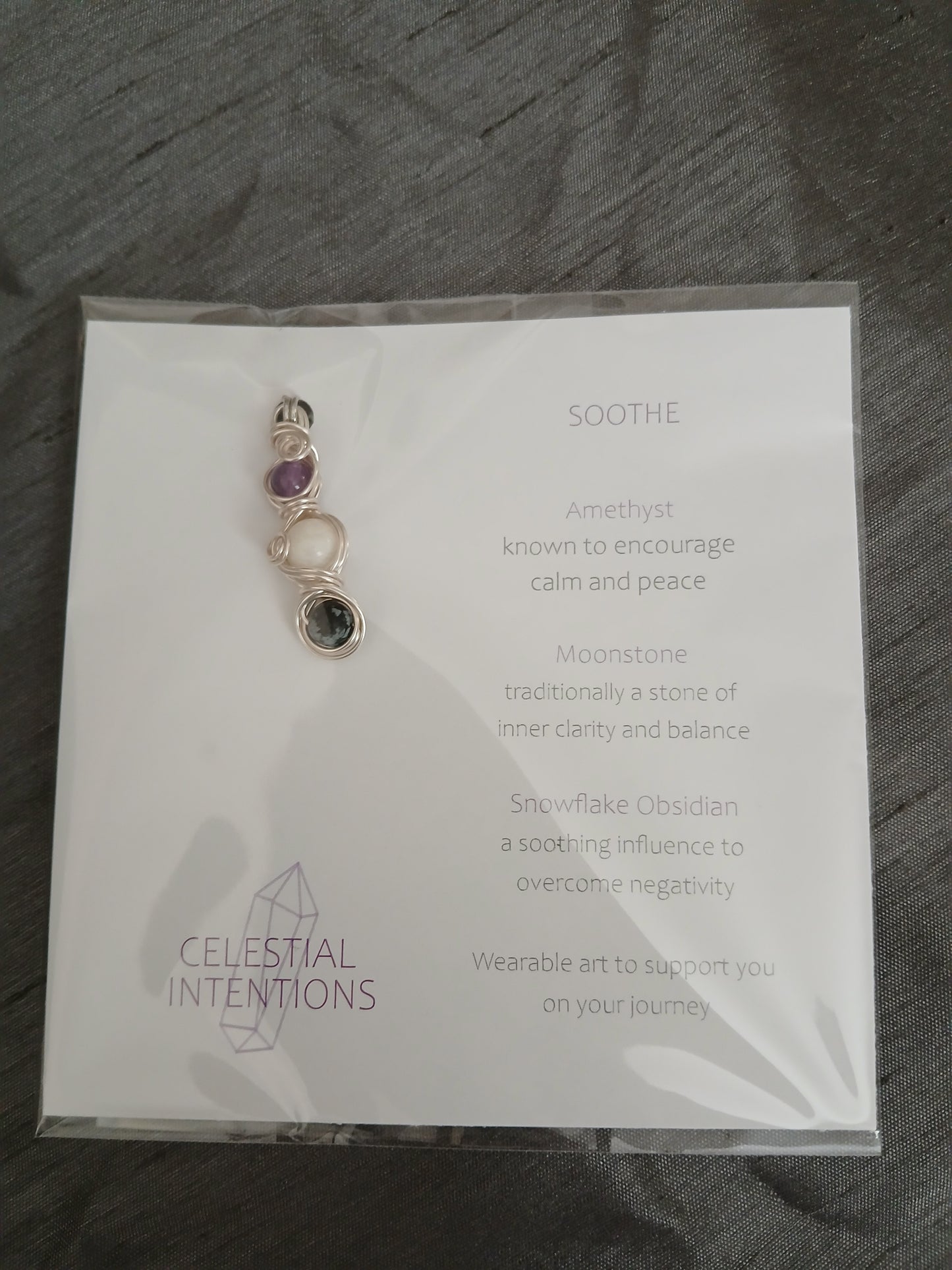 Soothe: A Gemstone Intention Necklace