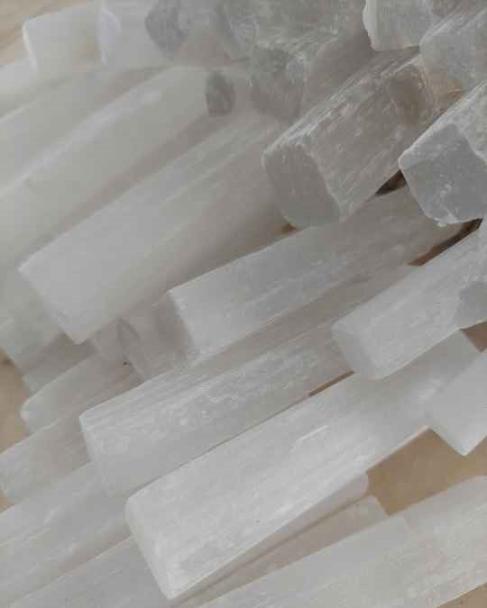 Raw Satin Spar Wands