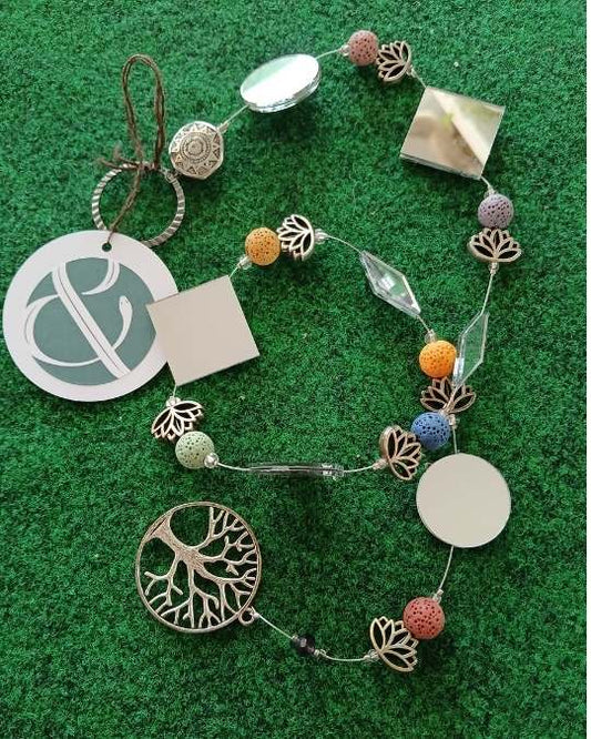 Chakra Lava Stone Suncatchers