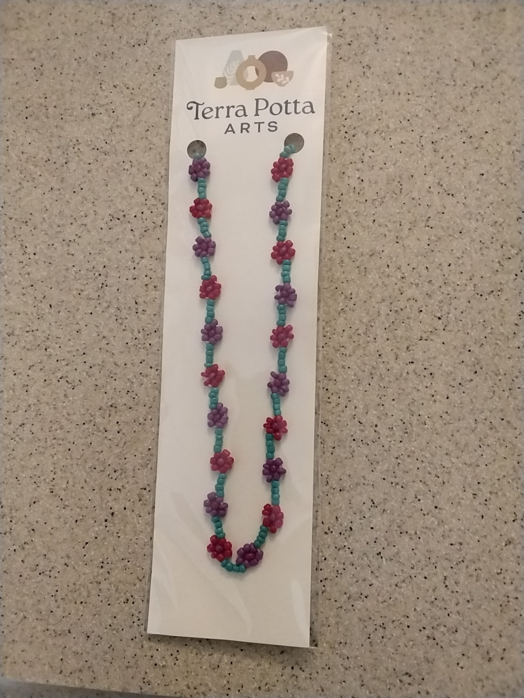 Flower Beaded Choker