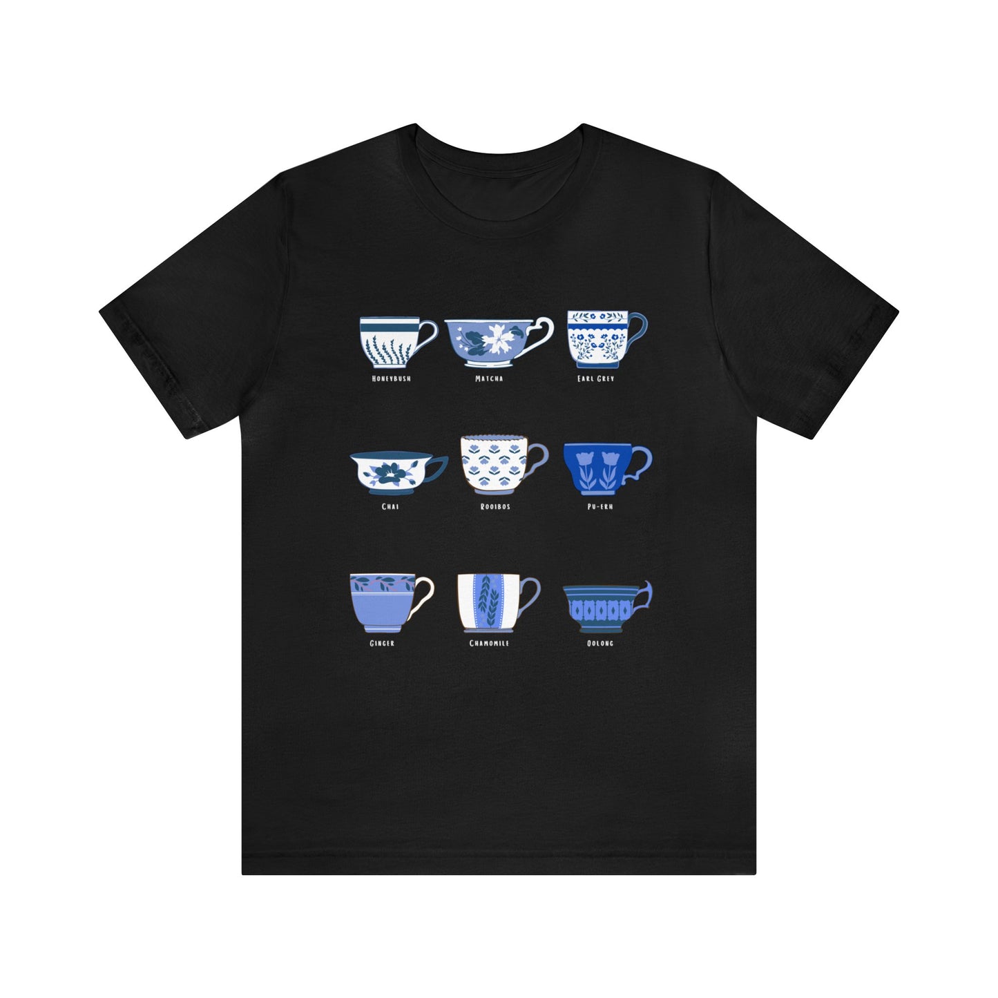 Blue & White Teatime Short Sleeve Tee