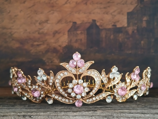 Pink Claddagh Tiara