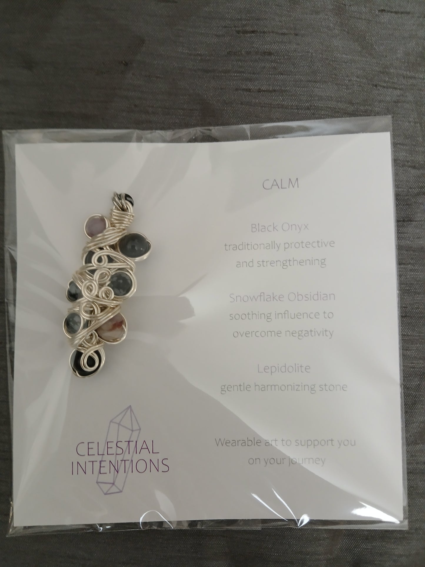 Calm: A Gemstone Intention Necklace