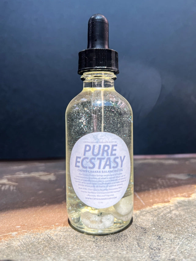 Pure Ecstasy (Crown Chakra Balancing Oil) by Crystal Bar Soap