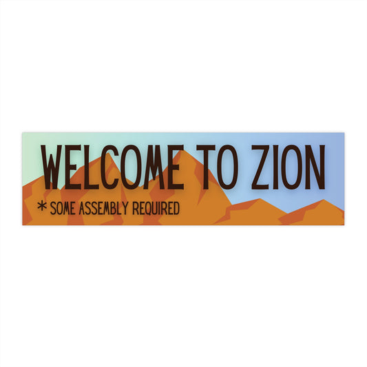 Zion...oh Zion...