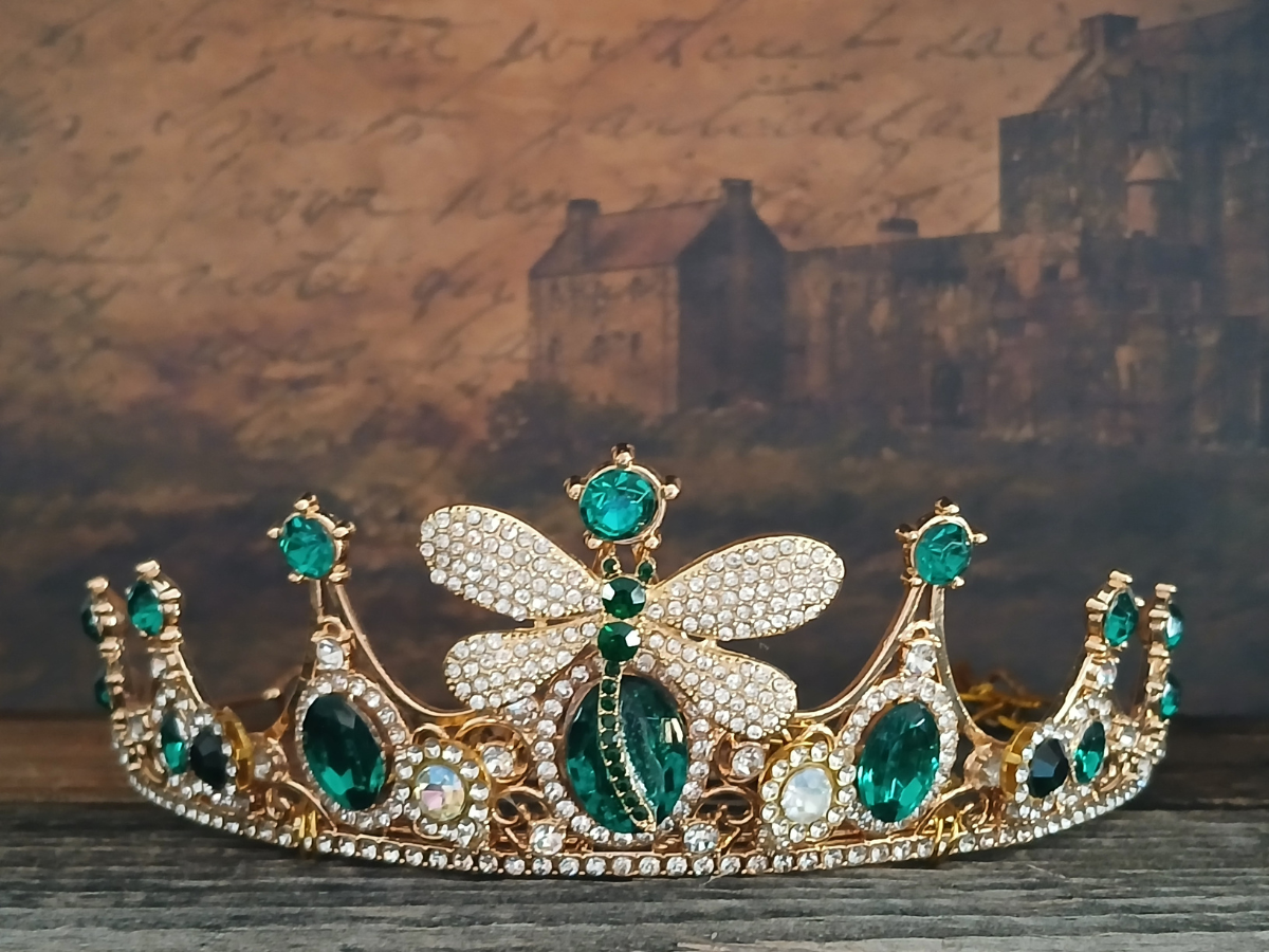 Green Dragonfly Tiara