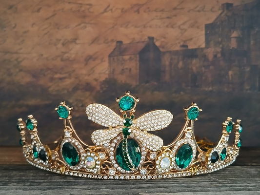 Green Dragonfly Tiara