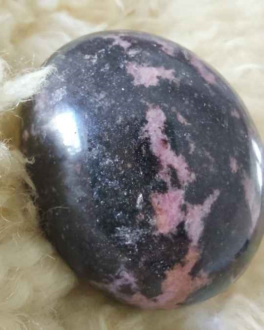 Rhodonite Palm Stone Compassion