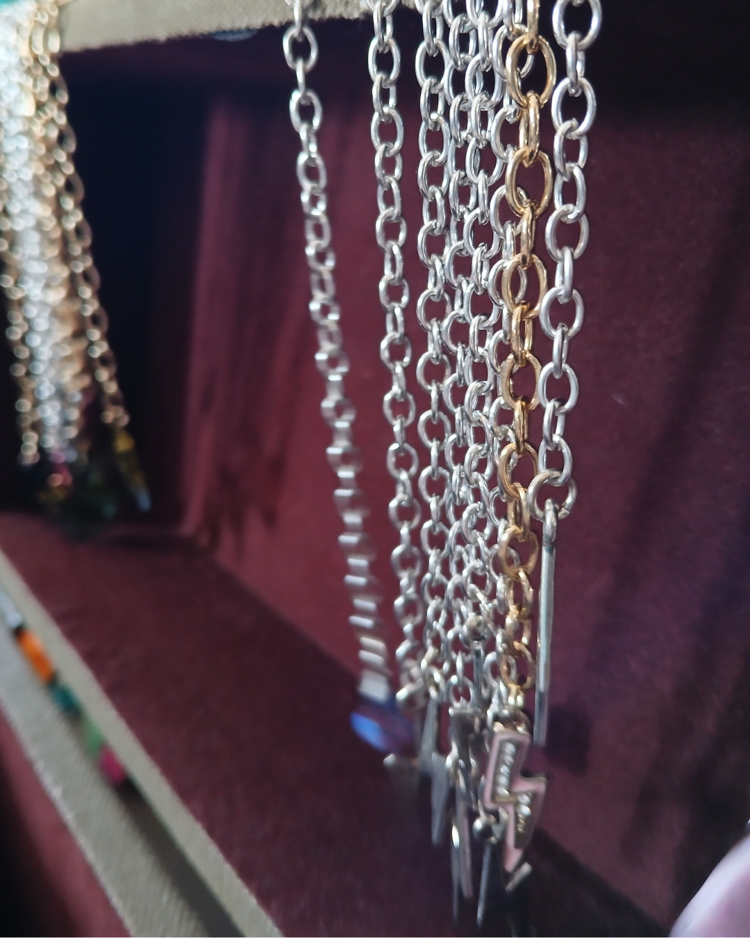 Silver Strand Hair Chain