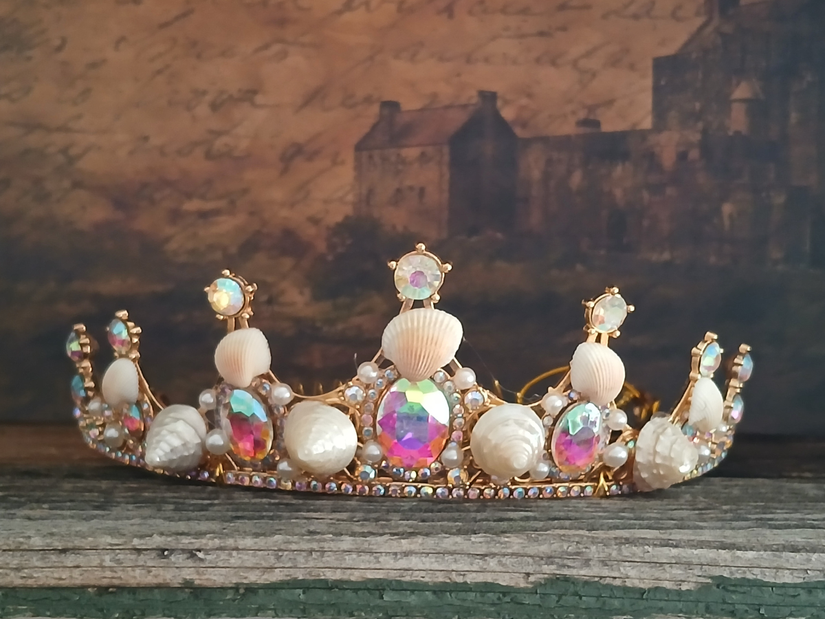 Iridescent Shell Tiara