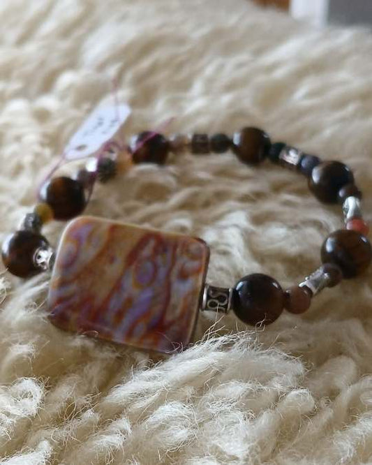 Tiger Eye Gemstone Bracelet