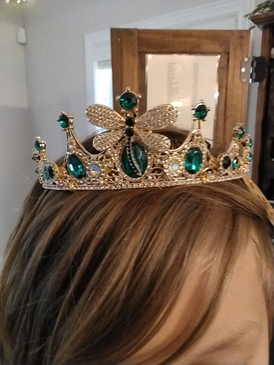 Green Dragonfly Tiara