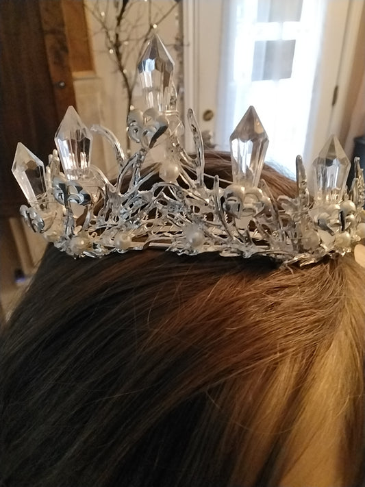 Icy Crystal Branches Tiara