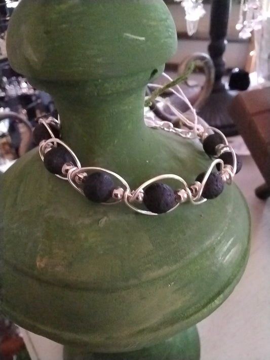 Lava Stone Cuff