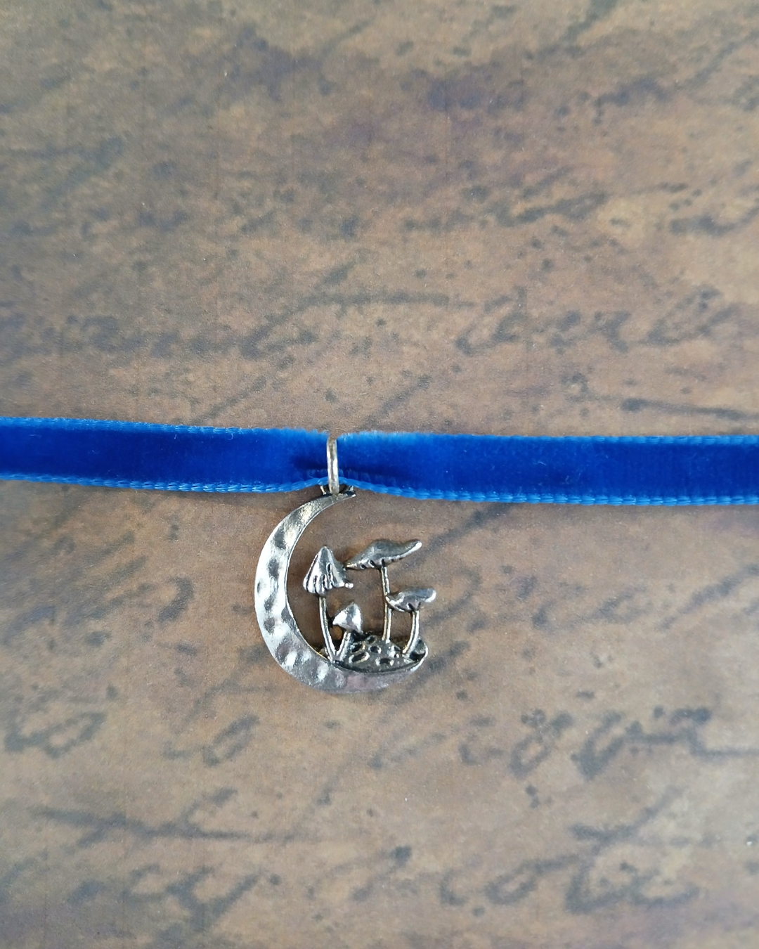 Simple Velvet Charm Choker